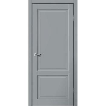 Полотно дверное Fly Doors CLASSIC С2 эмалит серый ПГ 600мм; Сибирь Профиль