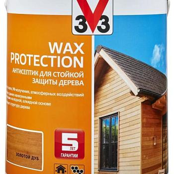 Антисептик Wax Protection с воском Золотой дуб 2,5 л; V33
