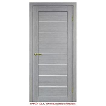 Полотно дверное Парма_408.12.70 эко-шпон дуб серый FL-Панель/Мателюкс