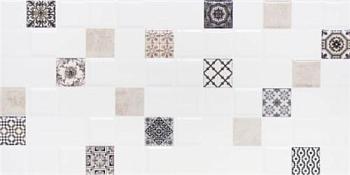 Декор Астрид 1 белый-серый мозаика 20х40см 1,5 кв.м. 19шт; LB Ceramics, 1041-0235