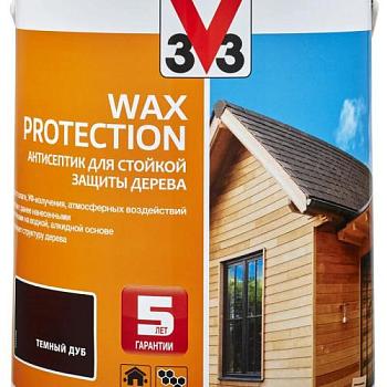Антисептик Wax Protection с воском Темный дуб 2,5 л; V33