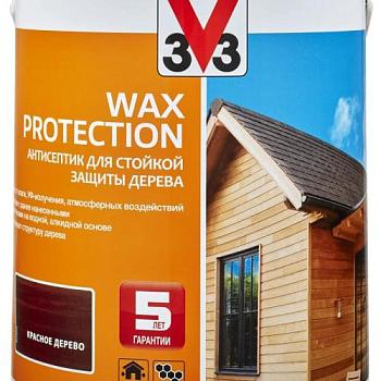 Антисептик Wax Protection с воском Красное дерево 2,5 л; V33