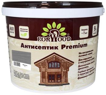 Антисептик на водной основе ВДПФ-1601 FORWOOD маренго 9л; РАДУГА