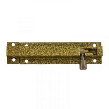 Шпингалет дверной накладной Нора-М 501-100 старая бронза 100 мм