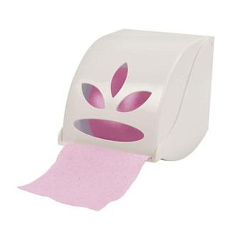 Держатель для туалетной бумаги на саморезах пластик закрытый Фантазия; М1129