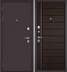 Дверь металлическая Мастино TRUST MASS 136 860 L Шоколад букле/Ларче шоколад; Бульдорс