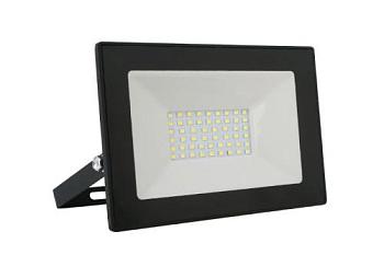 Прожектор LED 70W IP65 свет холодный белый 6500K, корпус черный; Ultraflash LFL-7001 C02; 13328