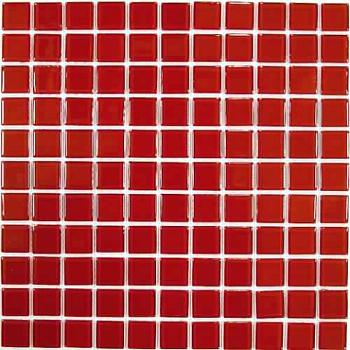 Мозаика стеклянная RED GLASS 4х25х25 30х30