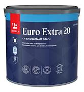 Краска В/Д для влажных помещений Euro Extra 20 полуматовая А 2,7 л; TIKKURILA