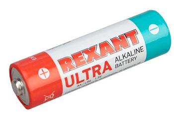 Батарейка алкалиновая ULTRA AA/LR6 2 шт; REXANT, 30-1025