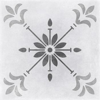 Керамогранит Motley пэчворк цветы серый 29,8х29,8см 1,06 кв.м. 12шт; Cersanit, C-MO4A095D