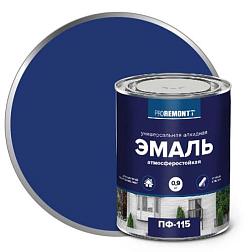 Эмаль ПФ-115 PROREMONTT синий 0,9кг; 0006674