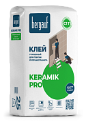 Клей усиленный для керамической плитки Keramik Pro 25кг/56; Bergauf (Бергауф)