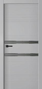 Полотно дверное ПВХ Софт ONYX 32 серый бархат 700мм магнитный замок в комплекте