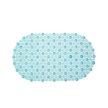 Коврик-SPA для ванны 67х36 см ПВХ на присосках голубой Паутинка; Fora