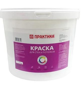Краска ВД для стен и потолков ПРАКТИКА 5кг
