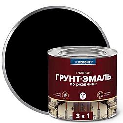 Грунт-эмаль 3 в 1 PROREMONTT черная 1,7кг; 8300084