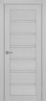 Полотно дверное Парма_407.12.70 эко-шпон дуб серый FL-Панель/LACчерный