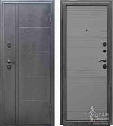 Дверь металлическая Форпост олимп 860х2050мм L серебристый антик/серый софт