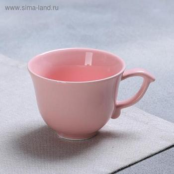 Чашка 150 мл классический стиль Розовая; С-Л, 4437512