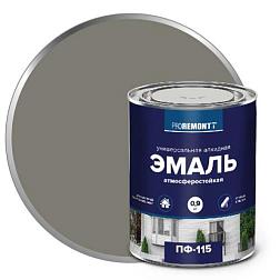 Эмаль ПФ-115 PROREMONTT серый 0,9кг; 0006660