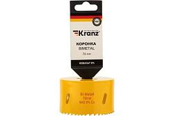 Коронка биметаллическая универсальная 76 мм; Kranz, KR-92-0238