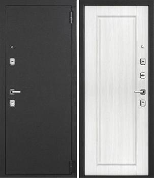 Дверь металлическая G-TERMO 860х2050мм L графит/ривьера айс; Интекрон