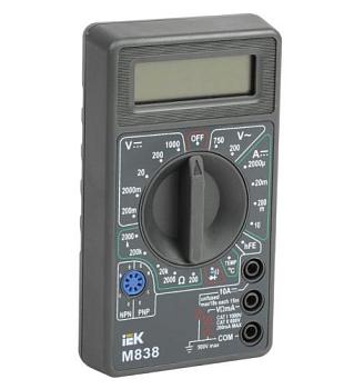 Мультиметр цифровой Universal M838; IEK