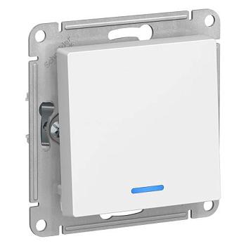 Выключатель Atlas Design с/у белый 1-кл с подсветкой; Schneider Electric, ATN000113