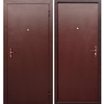 Дверь металлическая 5 см 960х2050мм R металл/металл