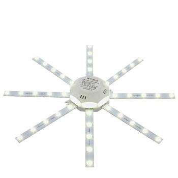 Комплект LED линеек Звездочка 220В 16Вт IP30 1200Лм 6400К д220мм Apeyron; 12-06