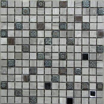 Мозаика каменная MILAN II 7х20х20 30,5х30,5