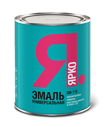 Эмаль ПФ-115 ЯРКО синяя 0,8 кг; Ярославские краски