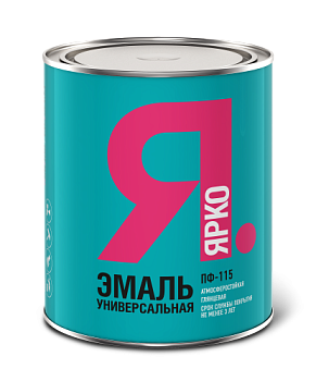 Эмаль ПФ-115 ЯРКО синяя 0,8 кг; Ярославские краски