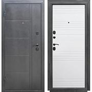 Дверь металлическая Форпост олимп 960х2050мм R серебристый антик/белый софт