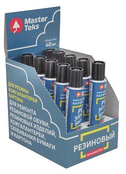 Клей контактный MasterTeks HomeMaster каучуковый резиновый 40гр светло-серый; 9753182