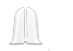 Заглушка торцевая Комфорт (Классик) Белый 55 мм, 2 шт; Идеал
