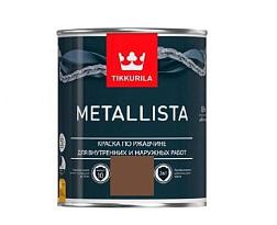 Краска по ржавчине METALLISTA коричневая гл 0,8л; ТIKKURILA