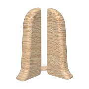 Заглушка торцевая Комфорт Дуб беленый 55 мм, 2 шт; Идеал