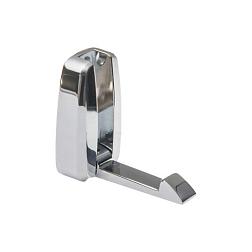 Крючок мебельный однорожковый хром; KR 0380