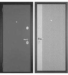 Дверь металлическая Мастино TRUST ECO 159 860 R Антрацит букле/Светло-серый; Бульдорс