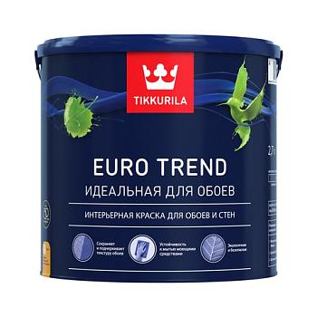 Краска В/Д для обоев и стен Euro Trend матовая С 0,9 л; TIKKURILA