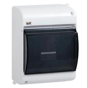 Бокс навесной КМПн 2/4 пластик IP 30 с крышкой; IEK