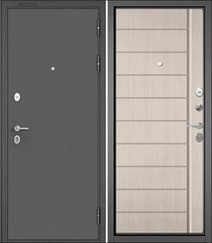 Дверь металлическая Мастино TRUST MASS 136 960 L Графит букле/Ларче бьянко; Бульдорс