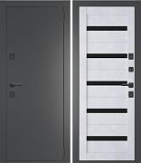Дверь металлическая G-START T-5 960х2050мм R графит/бетон снежный; Интекрон