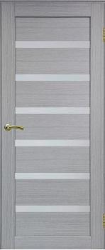 Полотно дверное Парма_407.12.40 эко-шпон дуб серый FL-Панель/Мателюкс