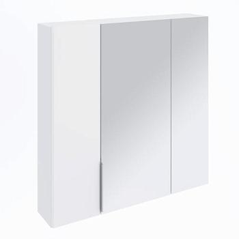 Зеркало-шкаф 80см белый глянец Аксиома; Blumarin