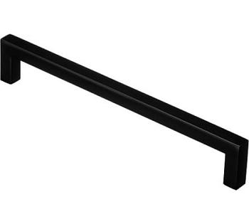 Ручка мебельная скоба 160 мм матовый черный; S-4115-160 BL
