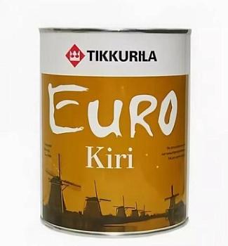 Лак паркетный Euro Kiri полуматовый 0,9 л; TIKKURILA