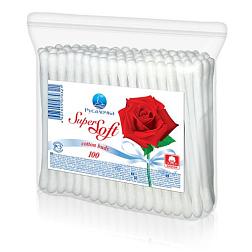 Палочки ватные Super Soft 100 шт пакет; Русалочка, 070321